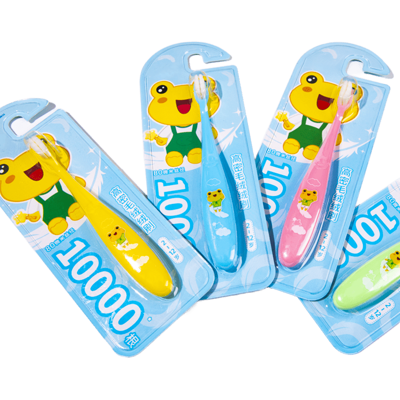 Baby's Exclusive Gentle Care Toothbrush, with High-Density Fine Bristles, Cleans Gently Without Harming the Gums