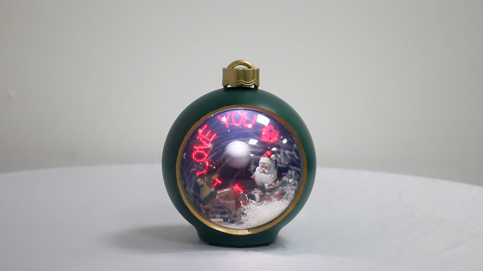 Circle Snow Globe (Christmas Series)（Support OEM ODM）