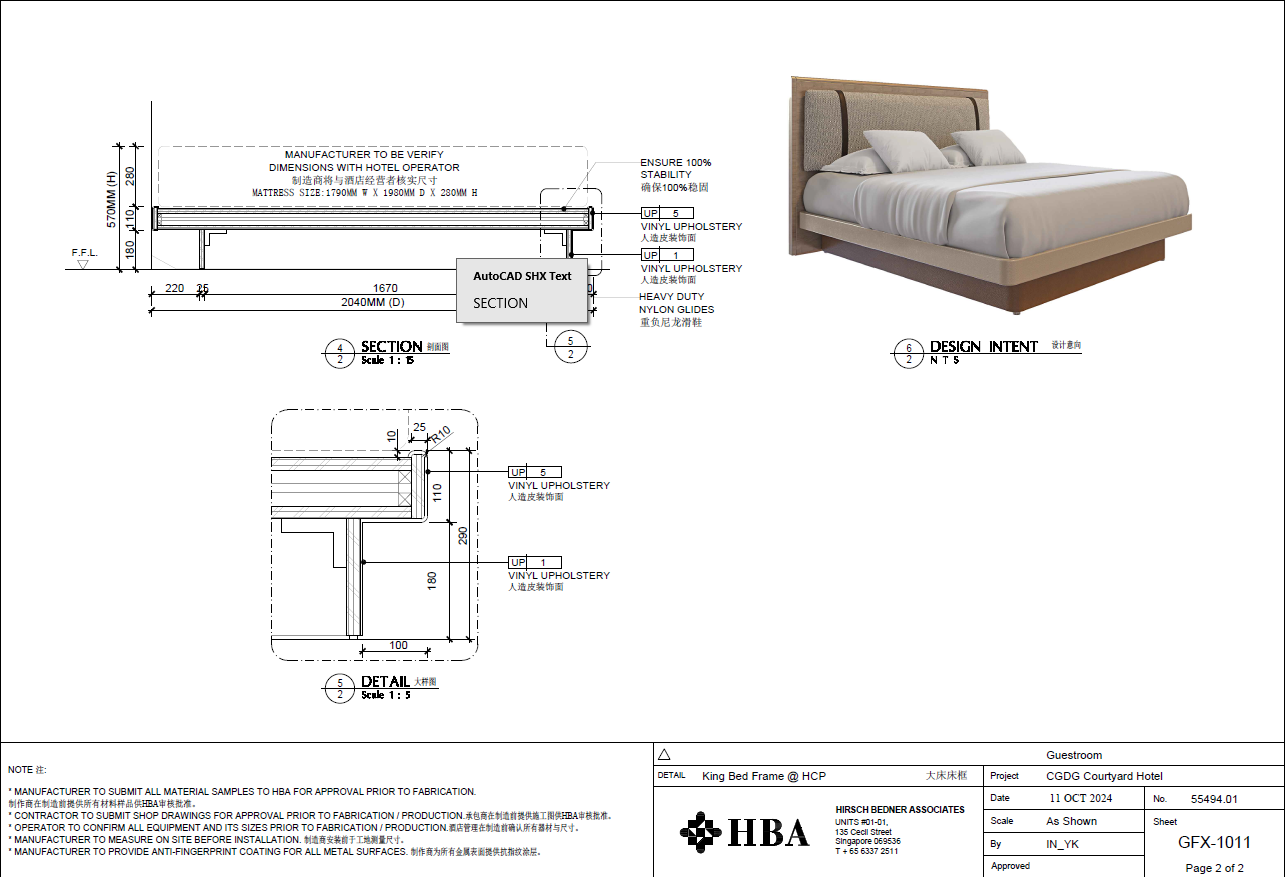 Queen bed frame @HCP