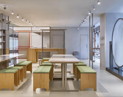 Mortise and tenon structure waterproof flannelette Marine board soft covered section stool