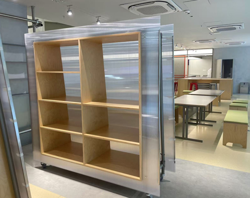 Shopping mall/Exhibition/Event Glasses, shoes, bags, clothing Sunshine board Wood metal universal wheel structure display props (multiple styles can be customized)