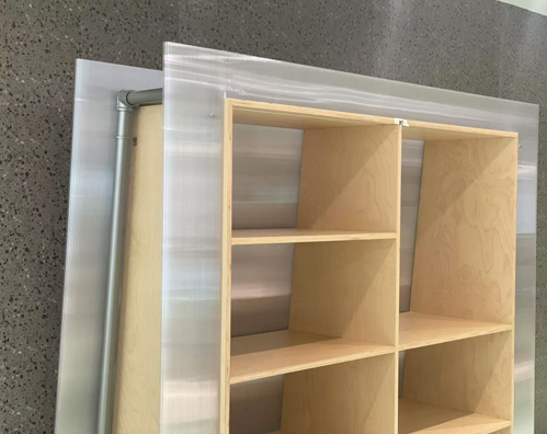 Shopping mall/Exhibition/Event Glasses, shoes, bags, clothing Sunshine board Wood metal universal wheel structure display props (multiple styles can be customized)