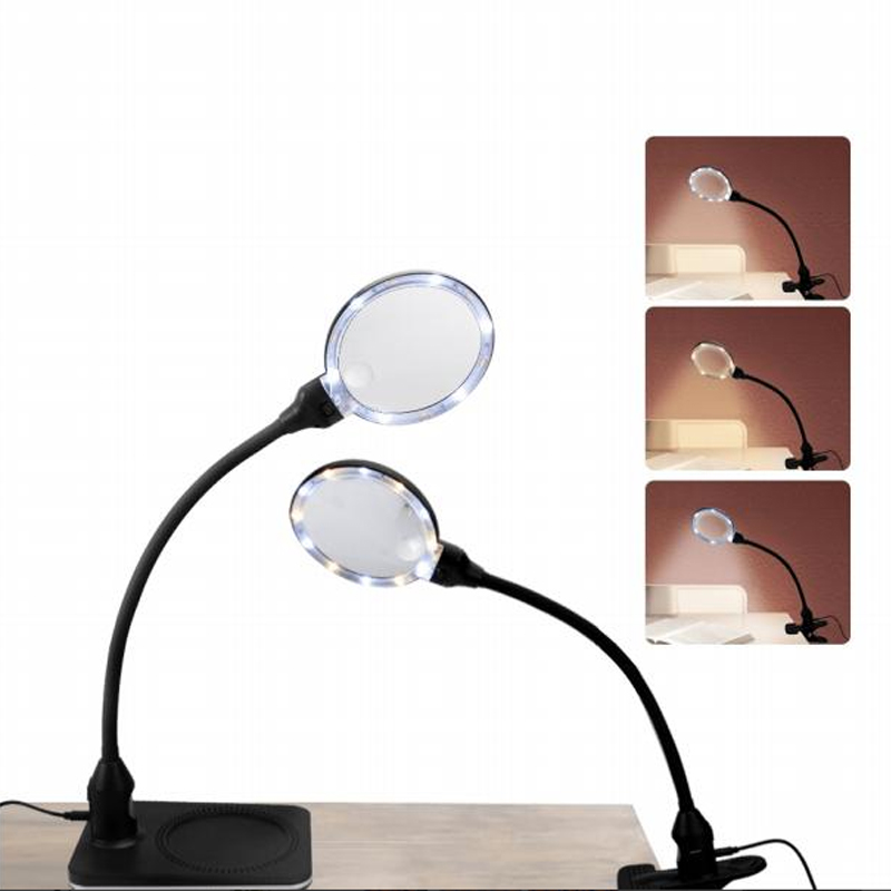110mm Desktop Flexiblearm Magnifying Glass