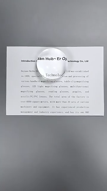 Custom-Size Acrylic Optical Dome Book Magnifier Plano-Convex Structure OEM Desk Paperweight Reading Loupe Books Maps Newspapers