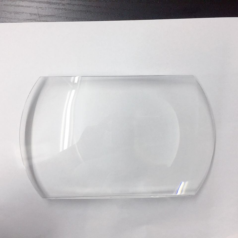 Customised OEM Acrylic Optical Lenses Large Square PMMA Lenses 175*108mm Diameter