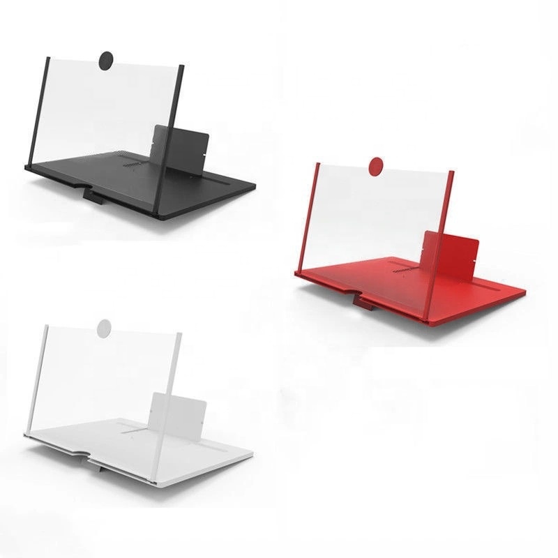 10/12inch High-definition Eye Protection Screen Magnifier 3D Mobile Phone Screen Magnifier Compatible with All Smartphone Reach