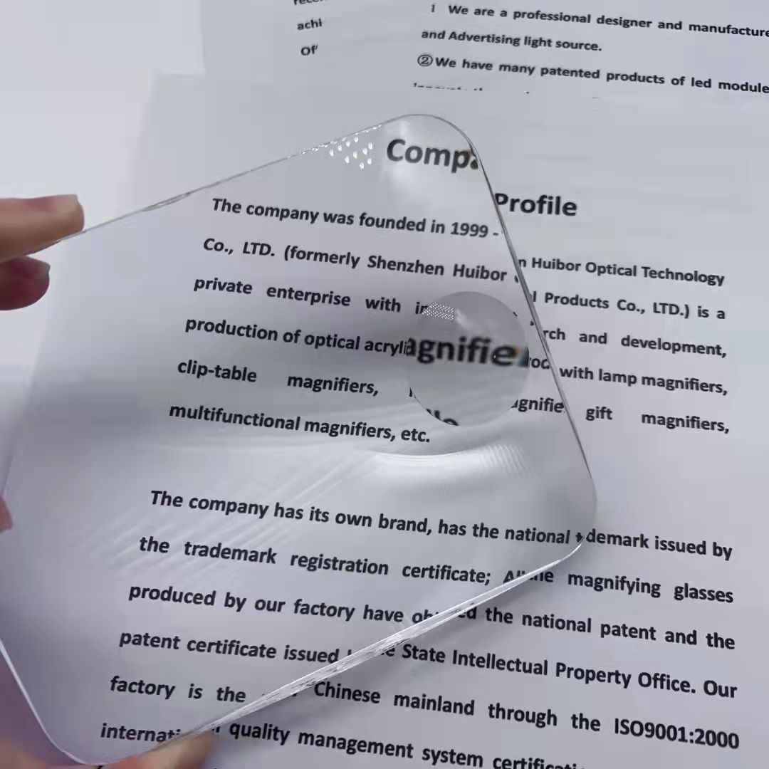 134.5*108.7mm Quadrilateral Lens Optical Spotting Lens Biconvex Lens