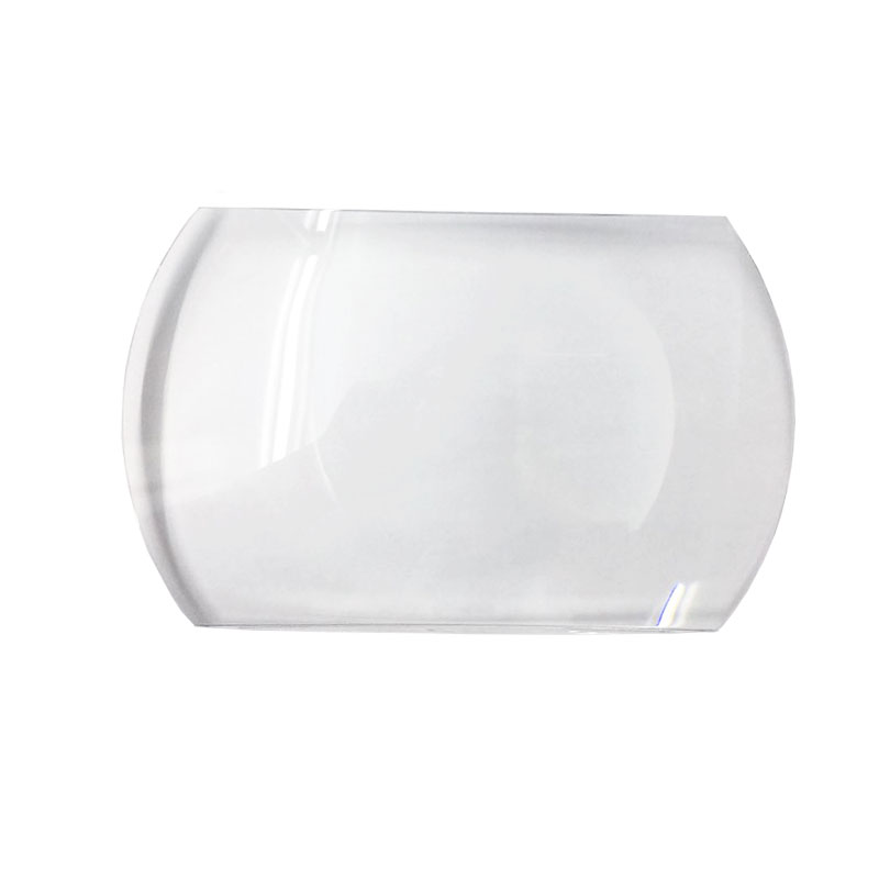 Customised OEM Acrylic Optical Lenses Large Square PMMA Lenses 175*108mm Diameter