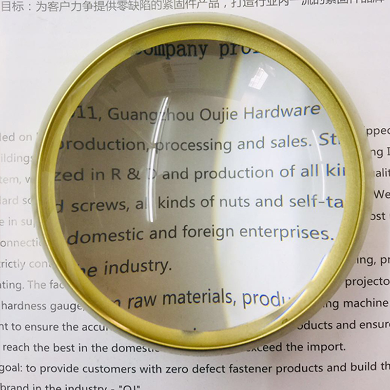 104mm Optical Acrylic Dome Paperweight Pocket Magnifier 3 Led Light 4X Reading Magnifying Glass Waterproof Magnifier Lens