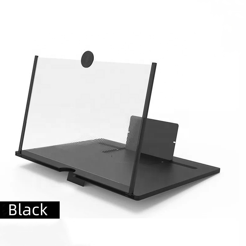 10/12inch High-definition Eye Protection Screen Magnifier 3D Mobile Phone Screen Magnifier Compatible with All Smartphone Reach