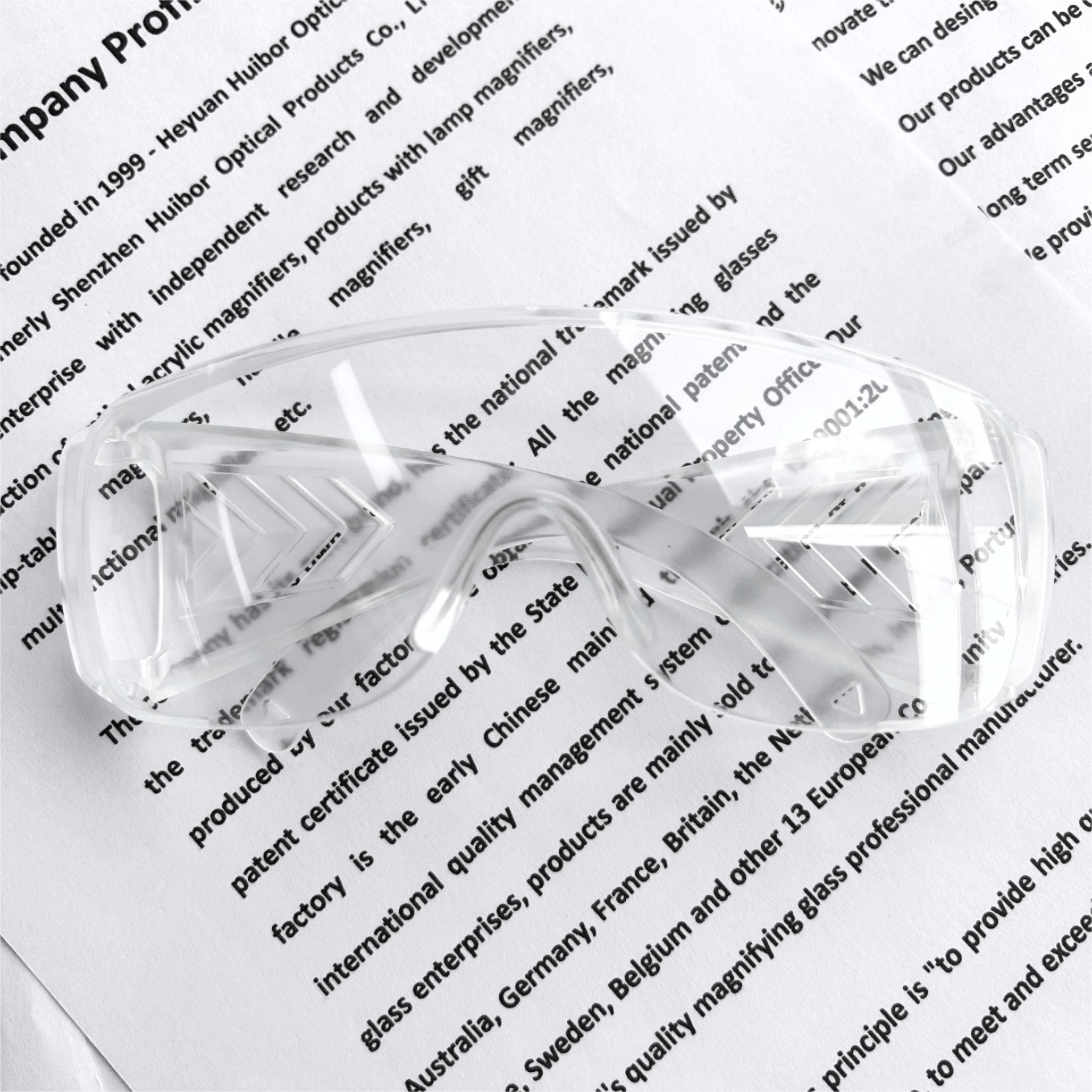 High-definition UV Protective Safety Glasses Splash-proof Eyewear for Welding and Cycling PC Multifunctional Men Clear Unisex