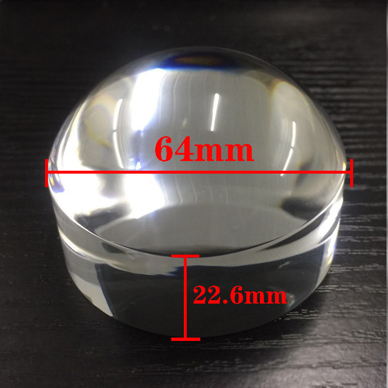 Single Convex Magnifying Lens for Optical Glass Lens 64mm in Diameter