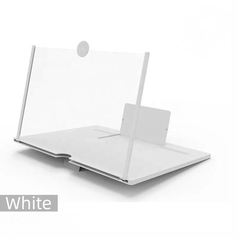 10/12inch High-definition Eye Protection Screen Magnifier 3D Mobile Phone Screen Magnifier Compatible with All Smartphone Reach