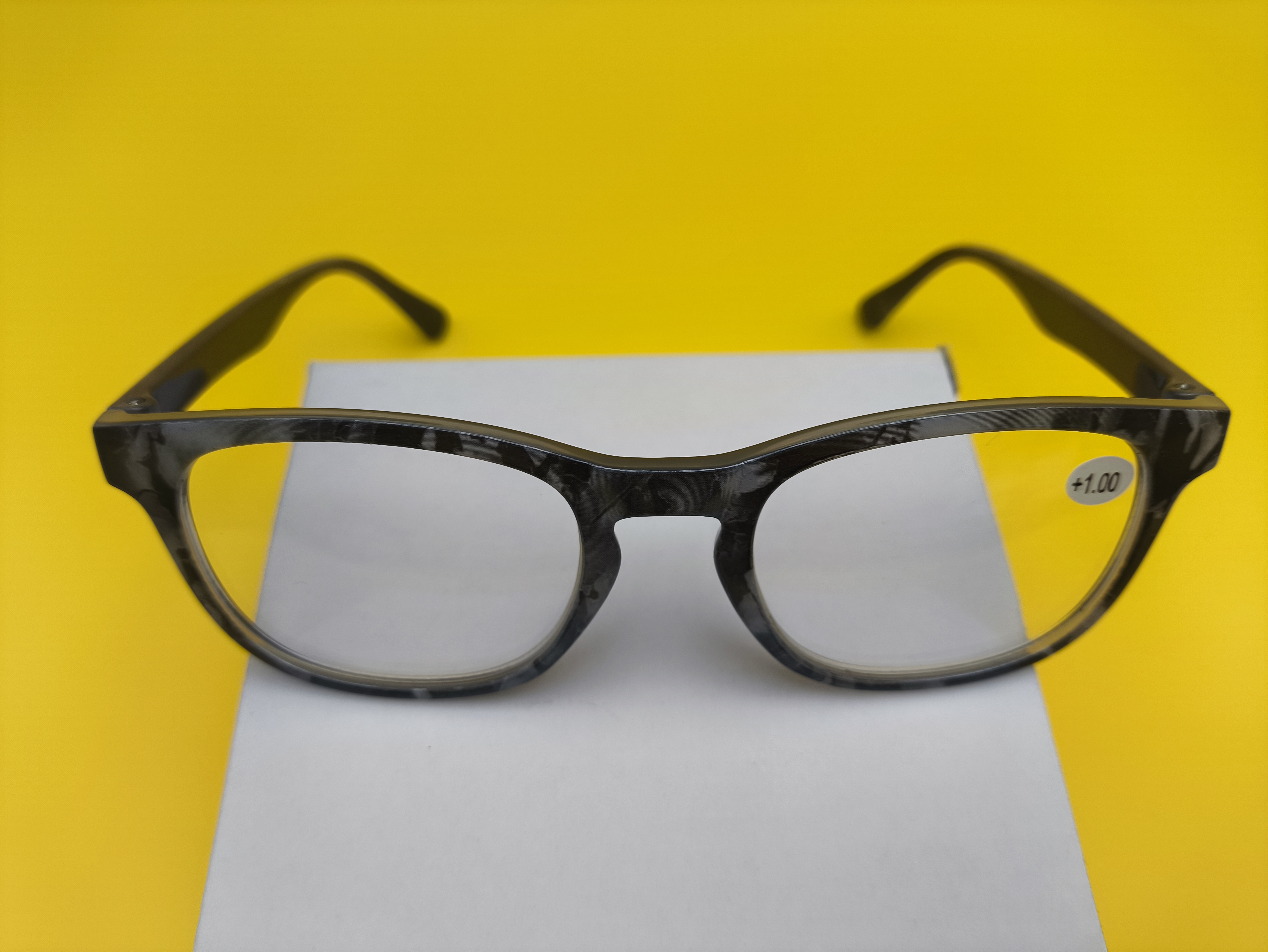 2024 Custom Logo Fashionable Slim Reading Glasses for Women Comfortable Adjustable PC Black Clear Frames Factory OEM Accepted