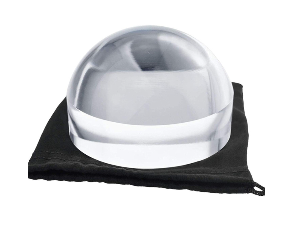 Custom-Size Acrylic Optical Dome Book Magnifier Plano-Convex Structure OEM Desk Paperweight Reading Loupe Books Maps Newspapers