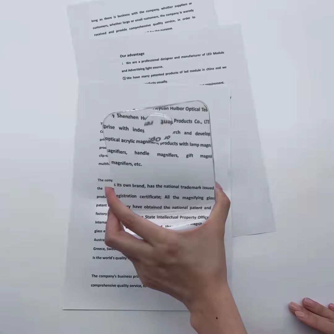 134.5*108.7mm Quadrilateral Lens Optical Spotting Lens Biconvex Lens