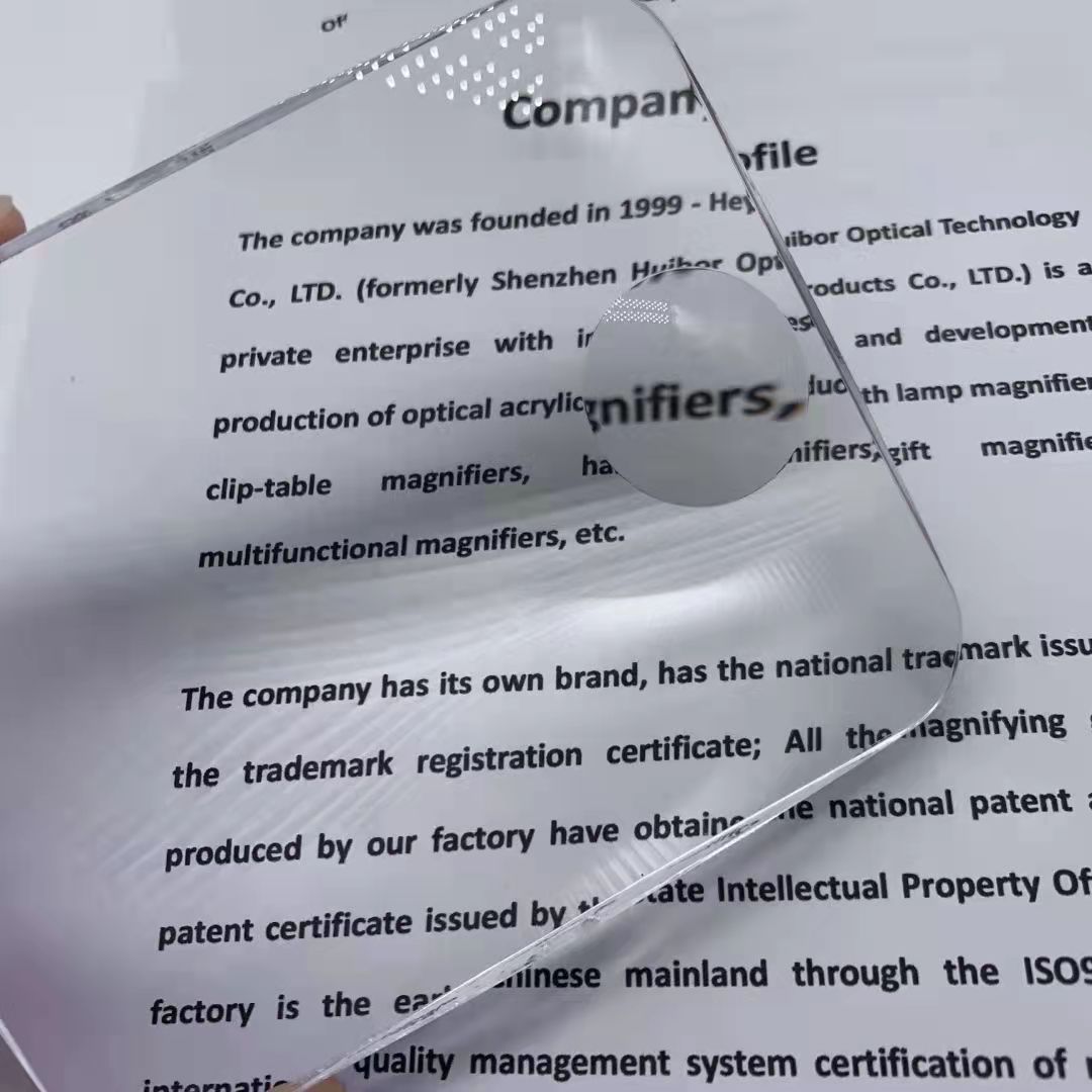 134.5*108.7mm Quadrilateral Lens Optical Spotting Lens Biconvex Lens