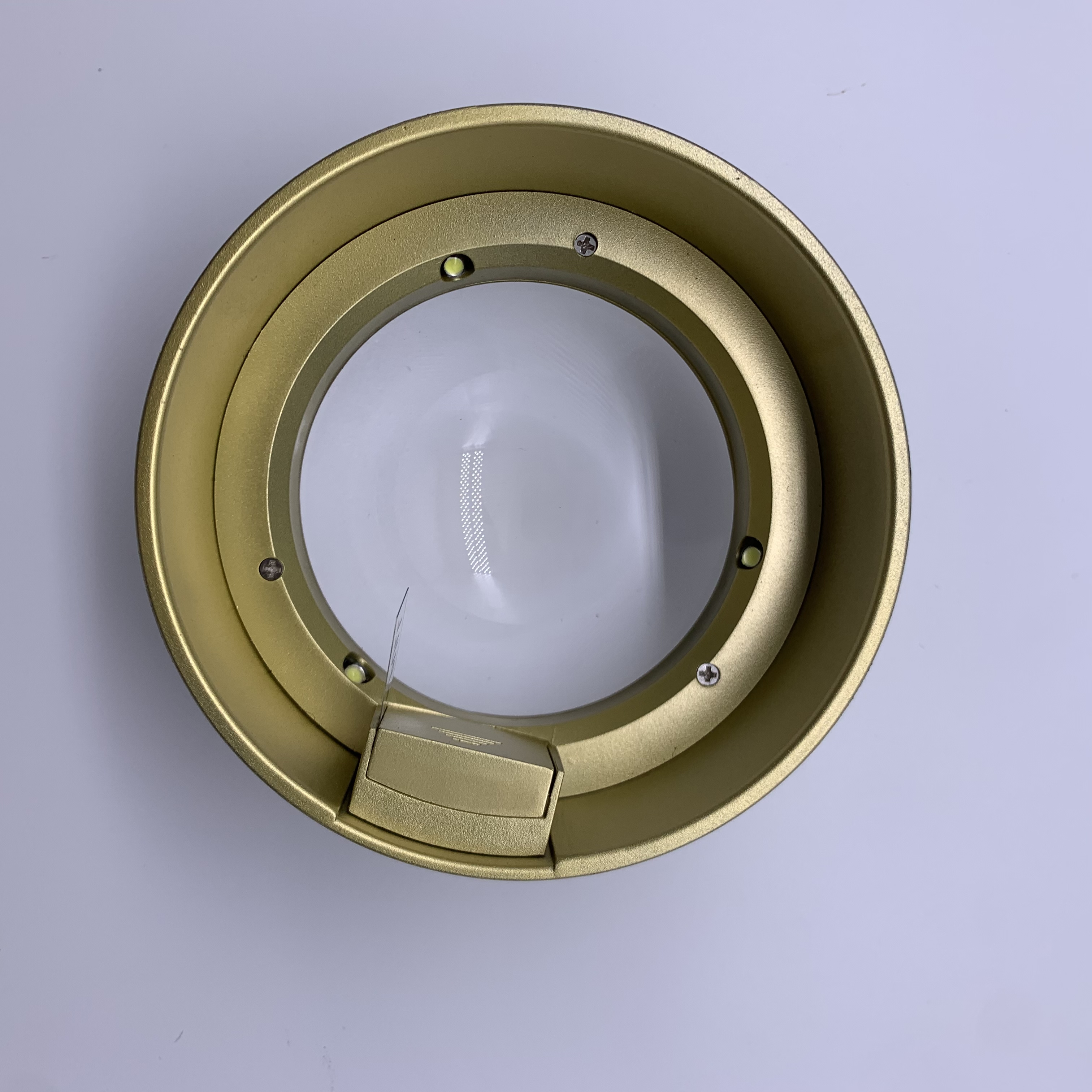 104mm Optical Acrylic Dome Paperweight Pocket Magnifier 3 Led Light 4X Reading Magnifying Glass Waterproof Magnifier Lens