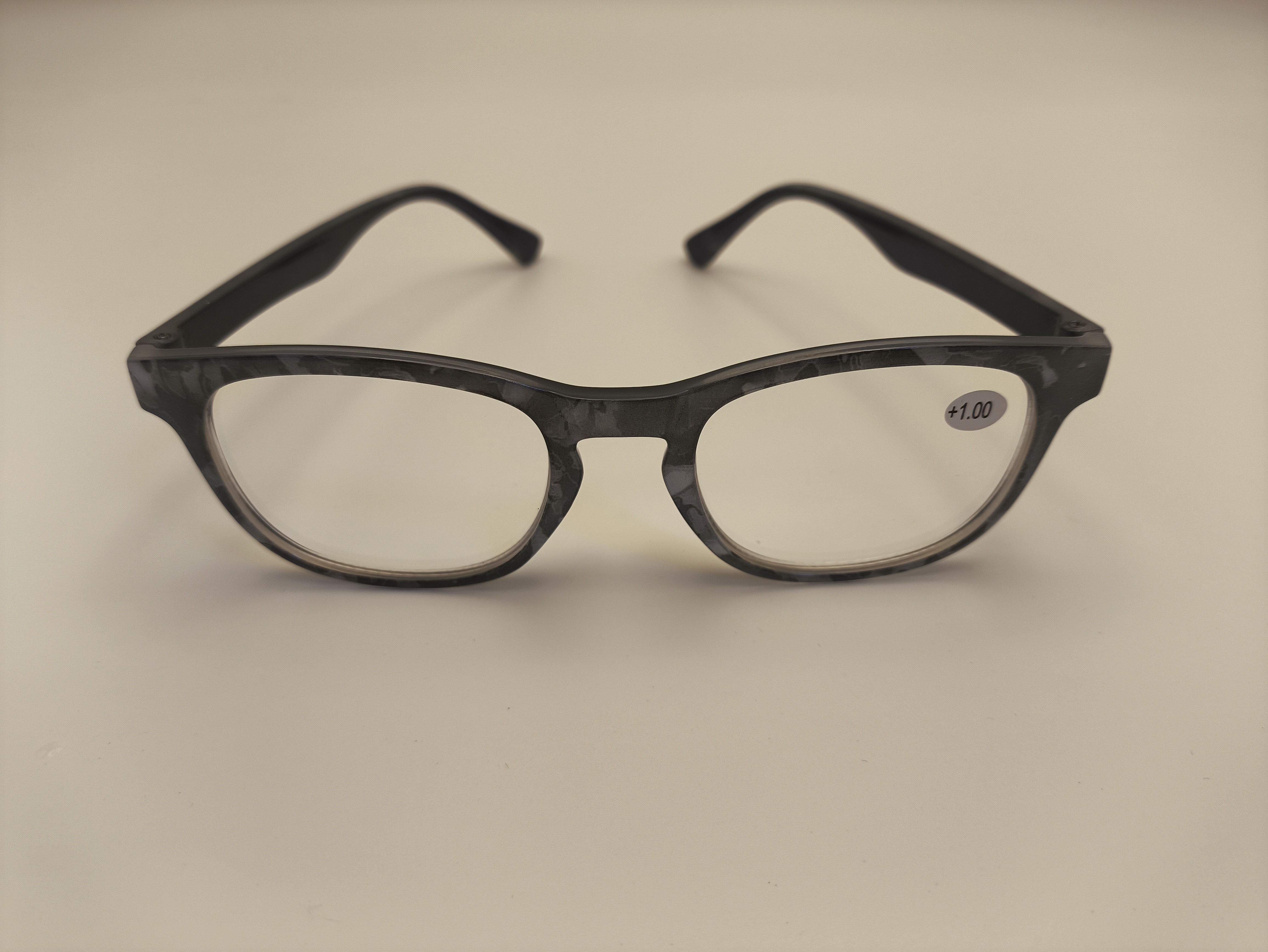 2024 Custom Logo Fashionable Slim Reading Glasses for Women Comfortable Adjustable PC Black Clear Frames Factory OEM Accepted