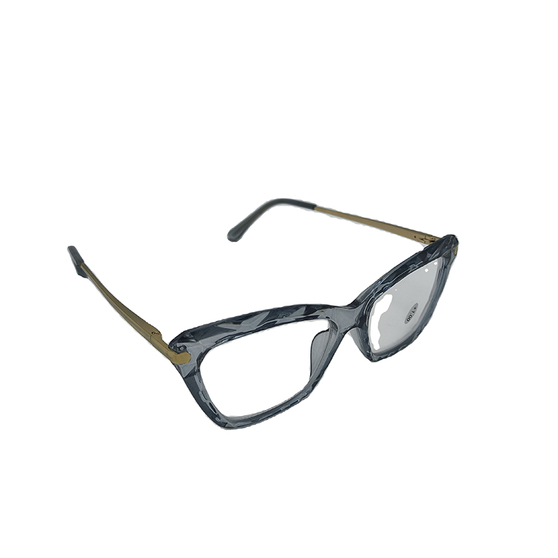 2024 Hot Sales Ladies' Style Retro Cat Eye Metal Frame Eyeglasses Butterfly Optical Mirror Lenses Plain Eyewear for Women