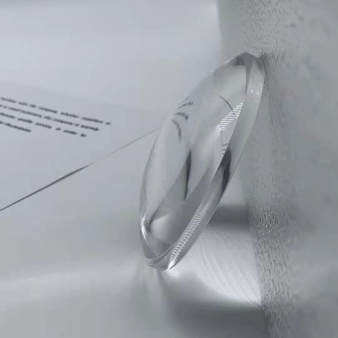 80mm PMMA Optical Lens for Science Education Industrial Experiment & Magnifier Projector Round Pattern Optical Equipment