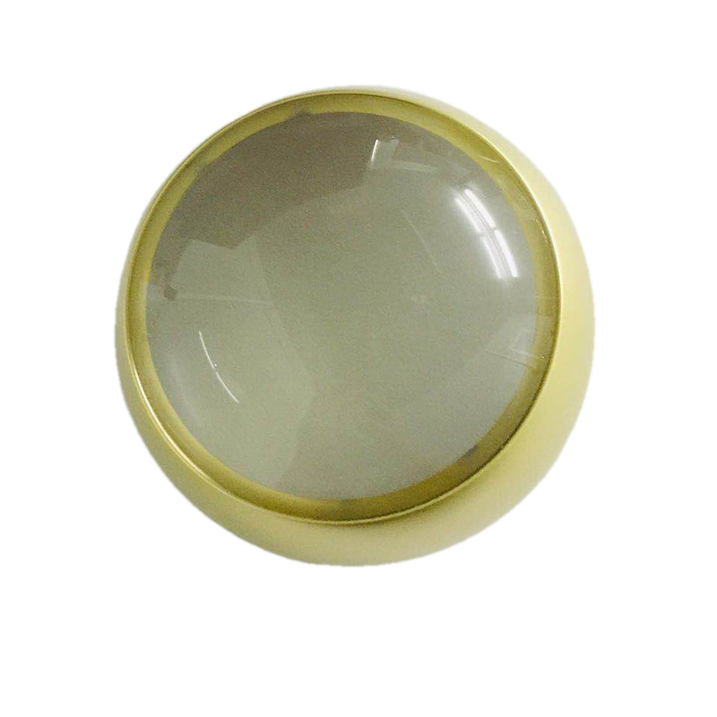 104mm Optical Acrylic Dome Paperweight Pocket Magnifier 3 Led Light 4X Reading Magnifying Glass Waterproof Magnifier Lens