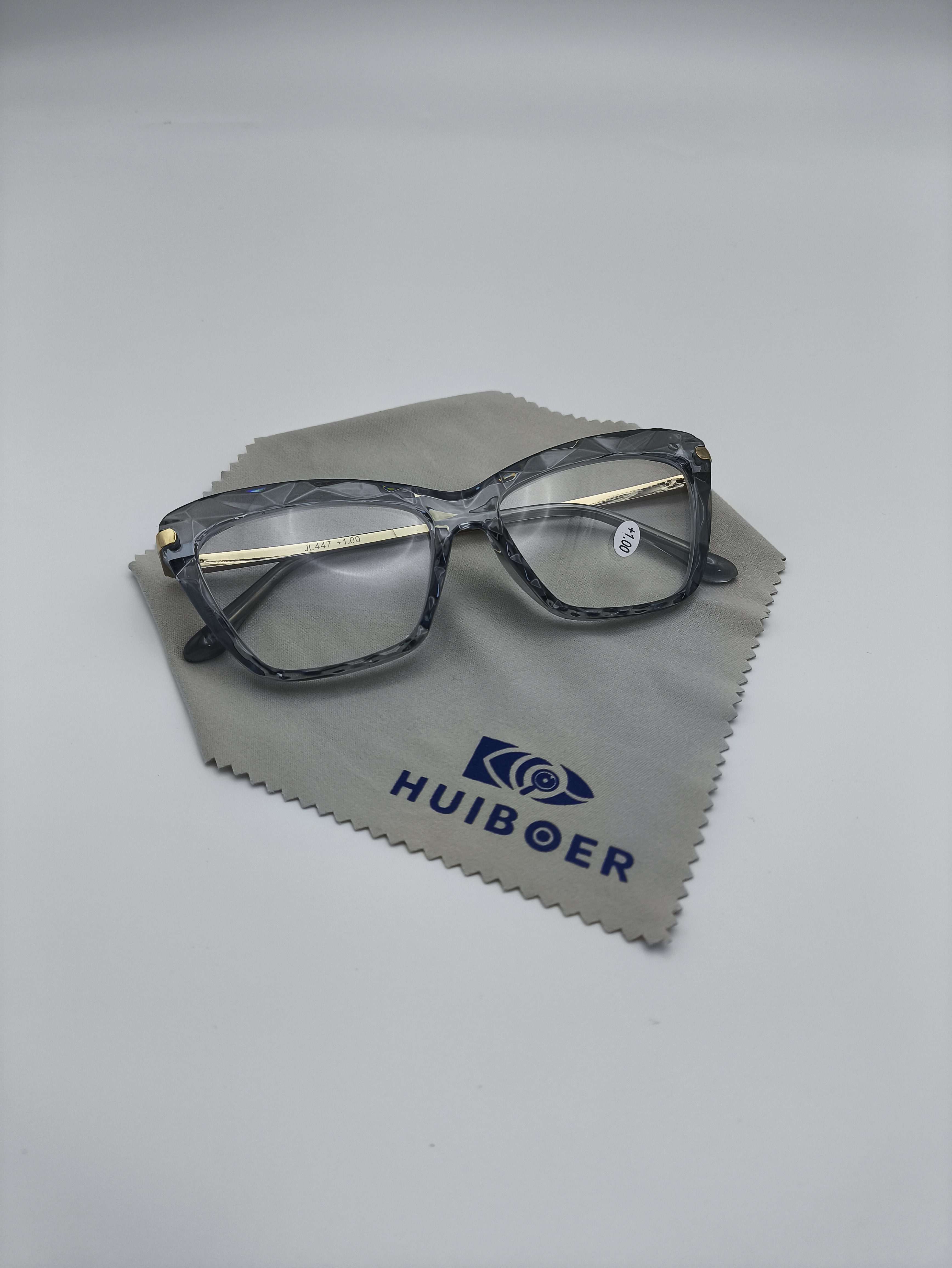 2024 Hot Sales Ladies' Style Retro Cat Eye Metal Frame Eyeglasses Butterfly Optical Mirror Lenses Plain Eyewear for Women