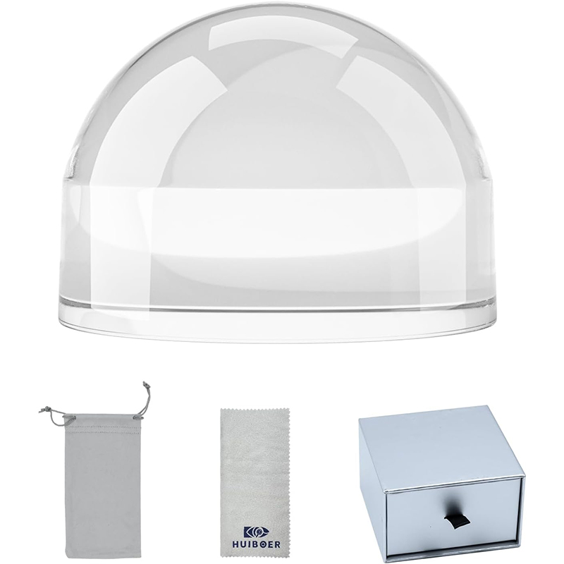 Dandelion 6X Dome/Paperweight Magnifier w/Pouch Table Magnifying