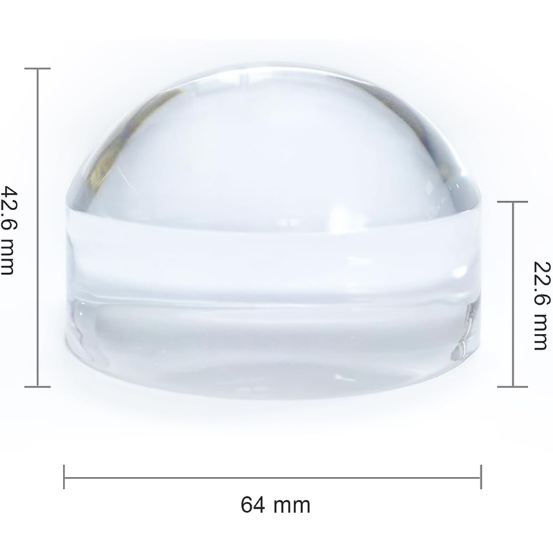 Dandelion 6X Dome/Paperweight Magnifier w/Pouch Table Magnifying