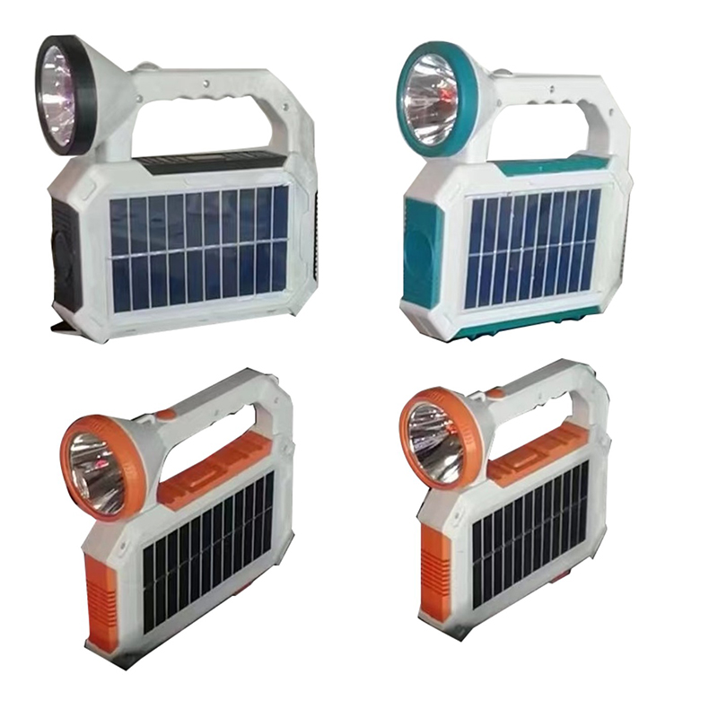 Portable solar powered lighting fixtures