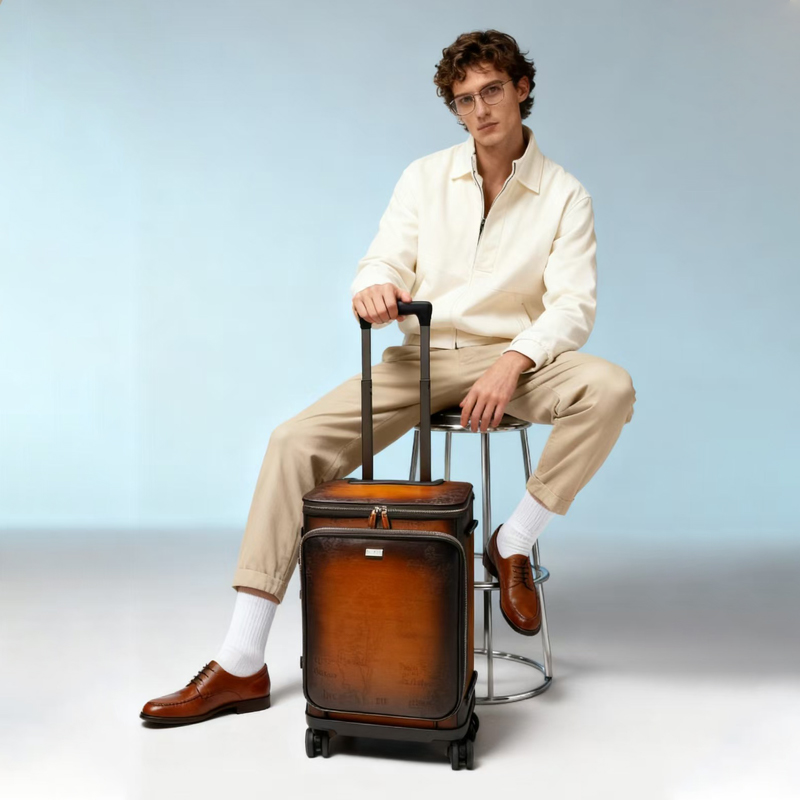 Leather Large-capacity Suitcase