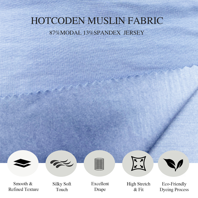 R240699 | Stretch Jersey Knit Fabric - 87% Modal 13% Spandex