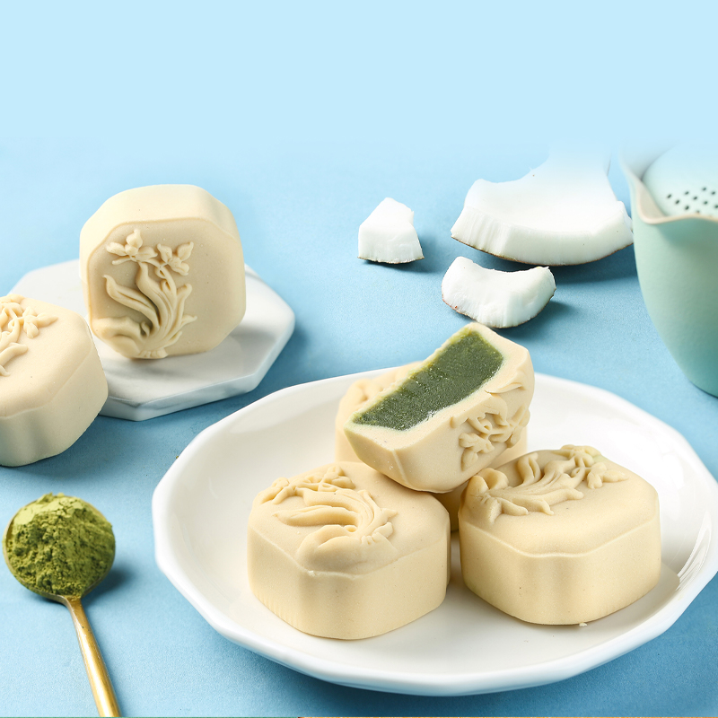 Low-Sugar Coconut Pandan Paste Filling