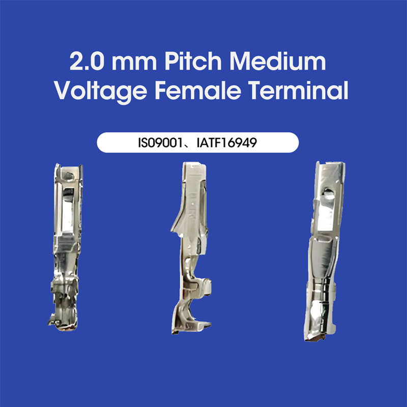 2.0 mm Pitch Medium  Voltage Female Terminal OEM/ODM