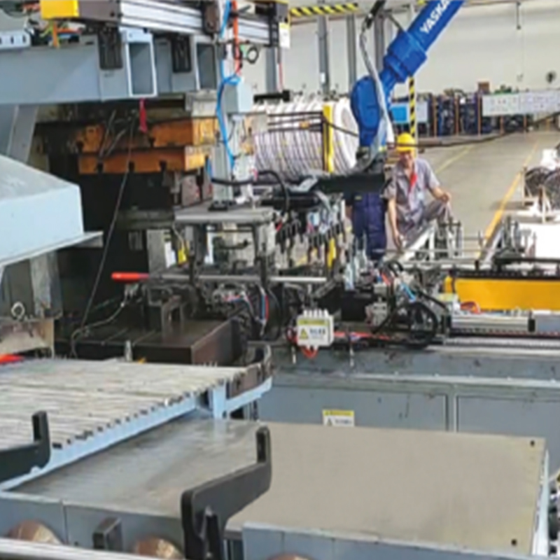 Stabilizer Bar End  Flattening