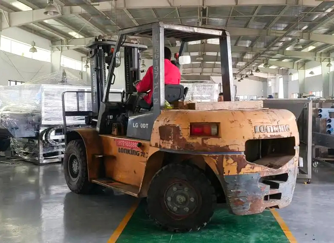 Shanghai Juheng Machinery shipped a customized tortilla production line