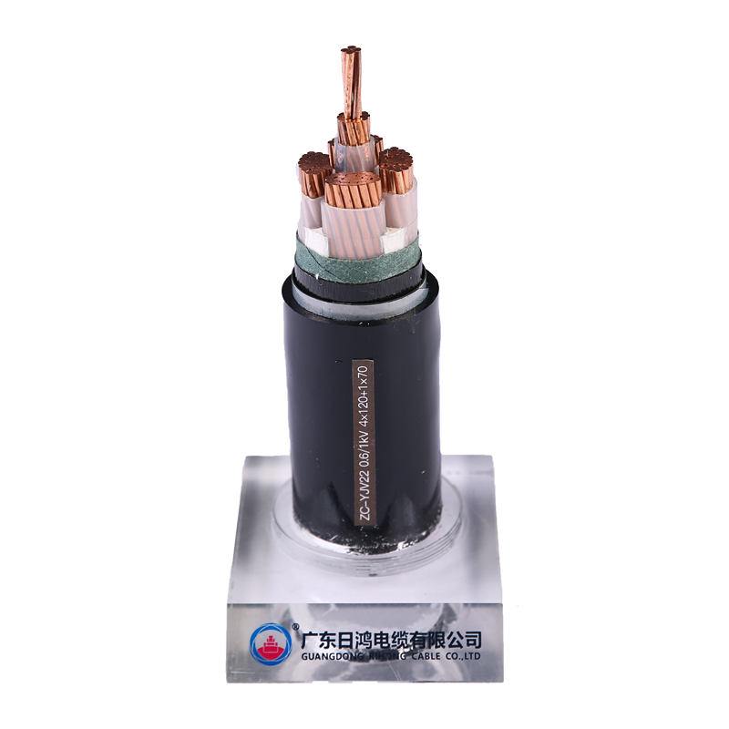 Flame-Retardant Cat. C, XLPE Insulated,  Steel Tape Armoured, PVC Sheathed, Power Cable  0.6/1kV