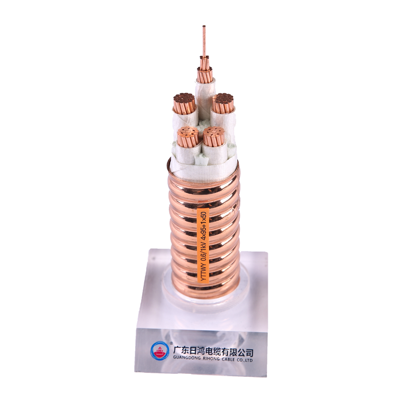 YTTWY Flexible Fire Resistant Cable,  Mica Tape Insulated, LSZH Sheathed, 0.6/1kV,  4+1 Core, 95+50 mm²