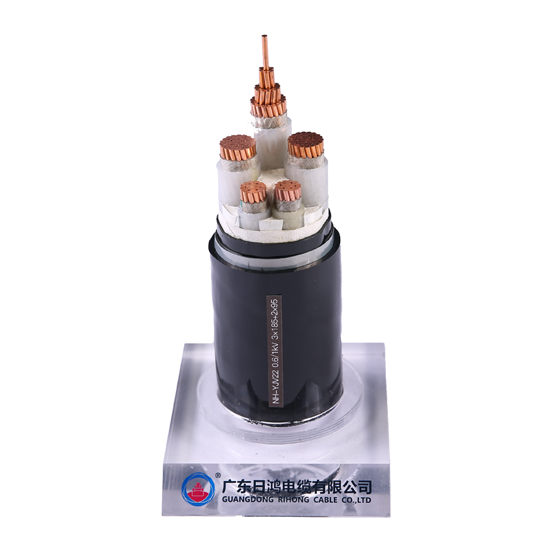 Fire-Resistant, XLPE Insulated,  Steel Tape Armoured, PVC Sheathed Power Cable 0.6/1kV