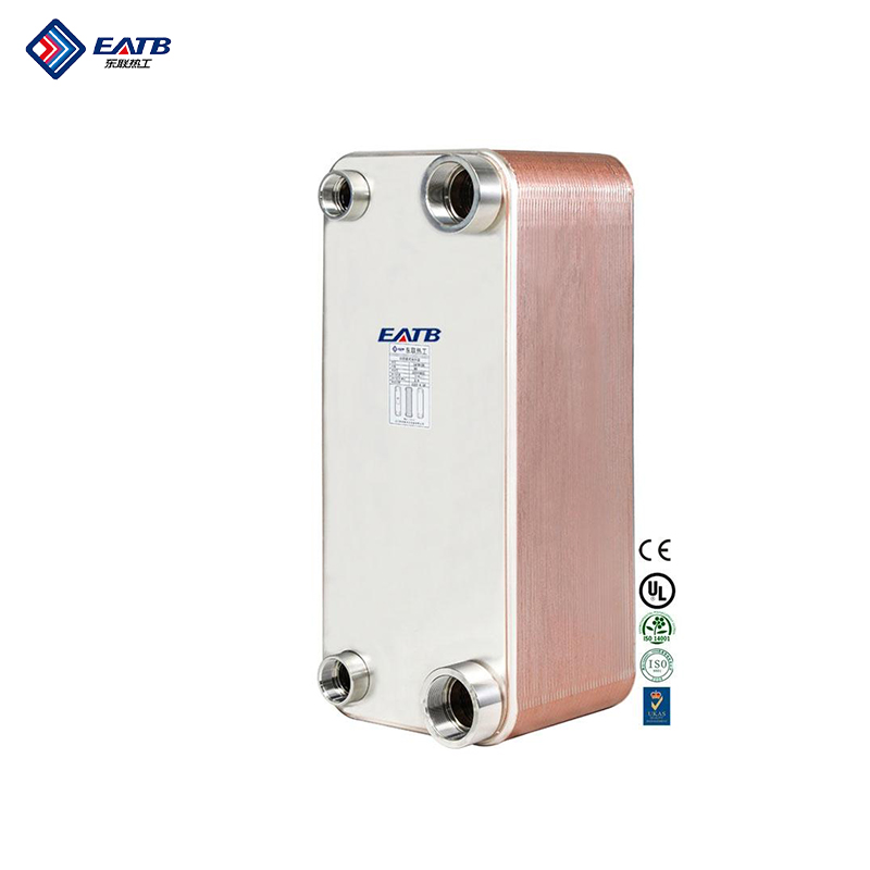 EATB120 Equipment cooling spare parts Water to refrigerant cooler Condenser cooler Brazed plate heat exchanger