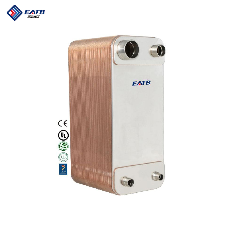 EATB210 Industrial Heat Exchanger BPHE Brazed Plate Heat Exchanger R410A Evaporator Heat Pump Cooler