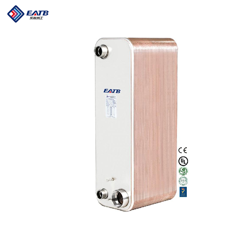 EATB95 Custom OEM Plate Heat Exchanger for Drinking Water Systems Brazed Stainless Steel Plate Heat Exchanger