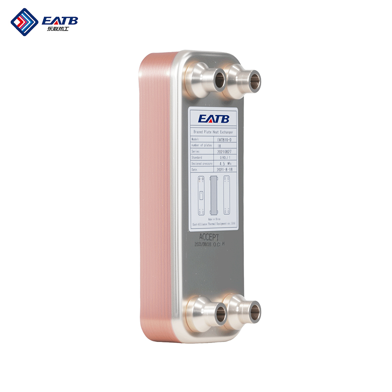 EATB10 Brazed Plate Heat Exchanger Stainless Steel Exchanger for Floor, Water Heating, Snow Melting, Beer Cooling