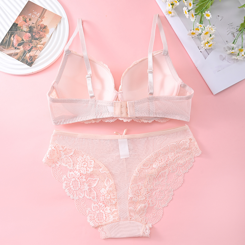 Sexy girl lace bra set