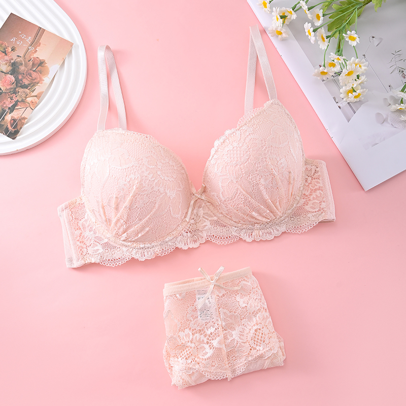 Sexy girl lace bra set