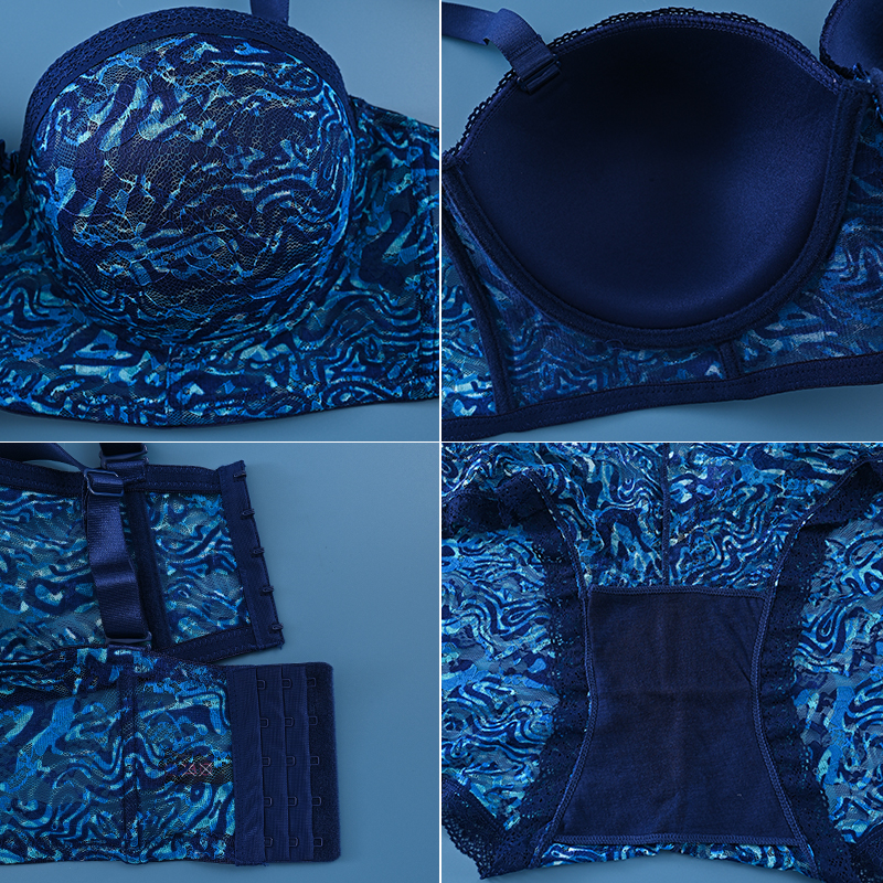 Soft and comfortable lace bra set