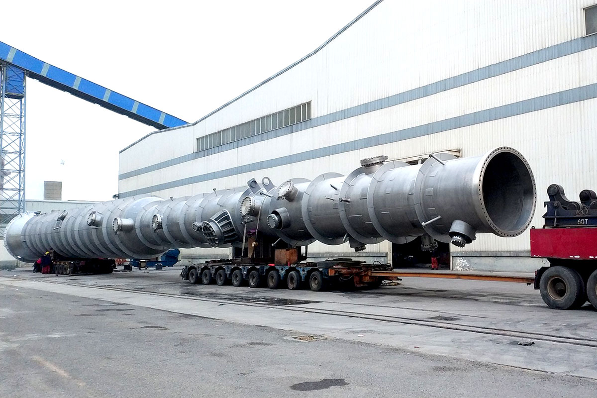 Demethanizer of the ethylene unit in the Sinochem Quanzhou Refining and Chemical Integration Project