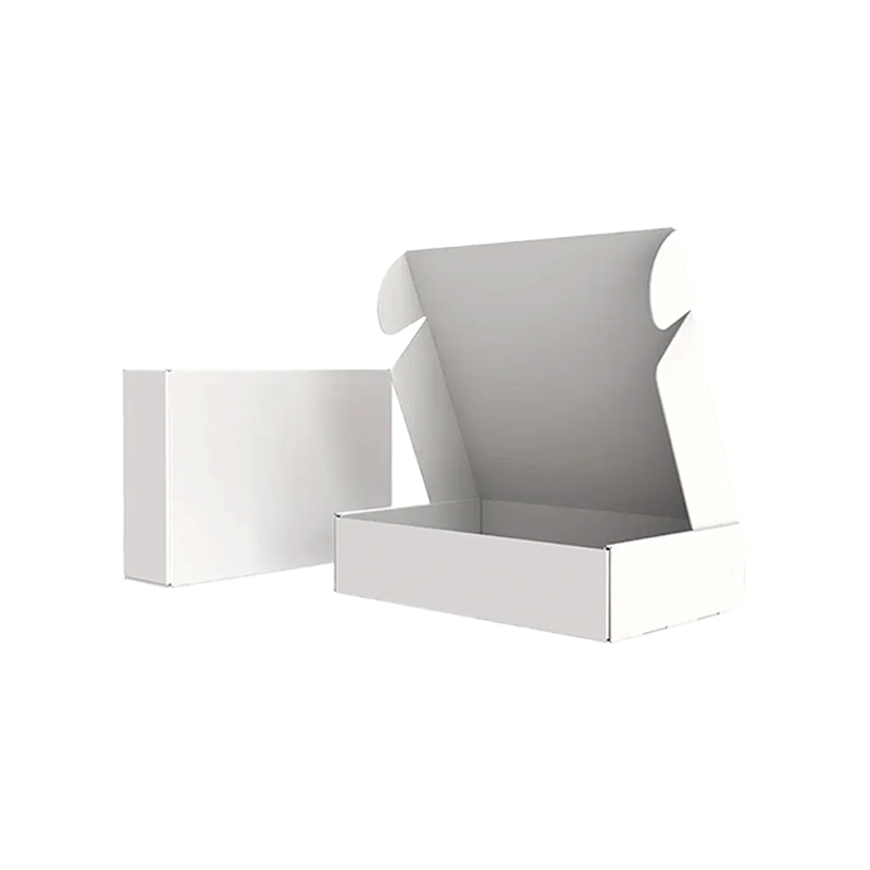 White cardboard box