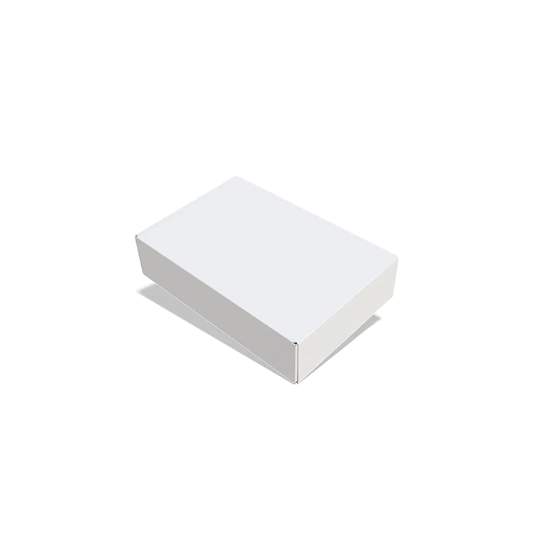 White cardboard box