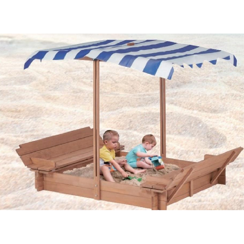 (Art.2518)Sandbox with Canopy  Roof